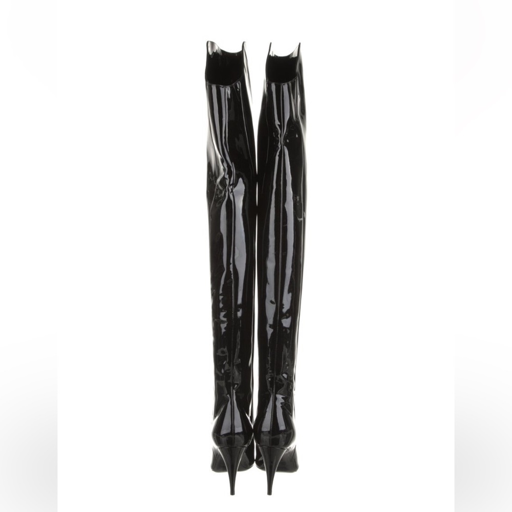 YSL Saint Laurent Kiki over the knee thigh high boots NEW - Picture 5 of 7